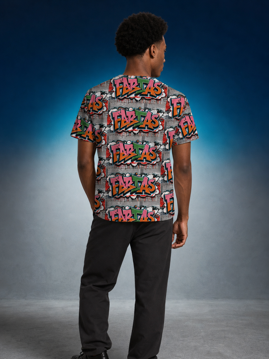 FABTAS Free Spirit Men’s cotton crew neck t-shirt