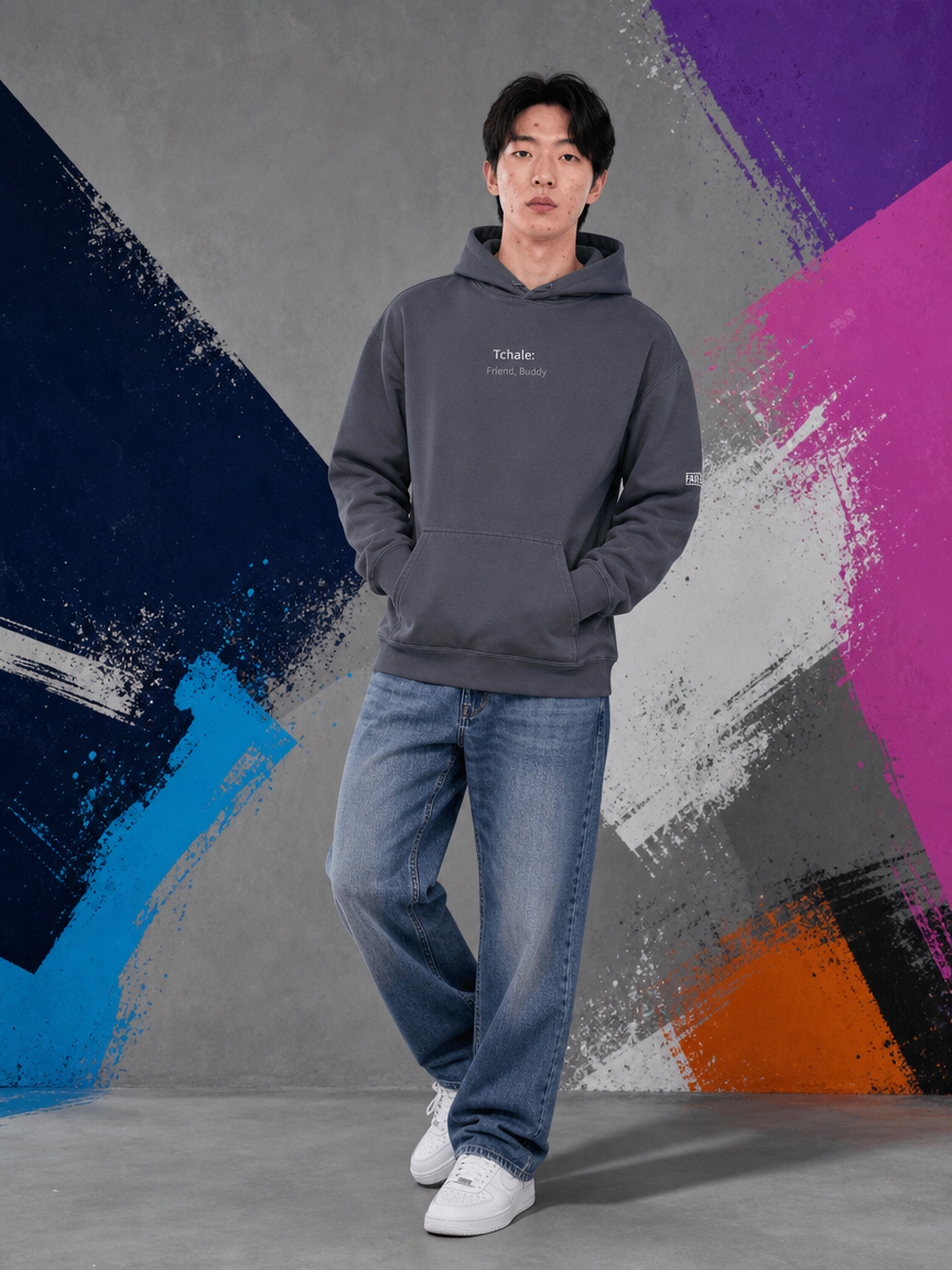 FABTAS x Tchale Boy garment-dyed hoodie