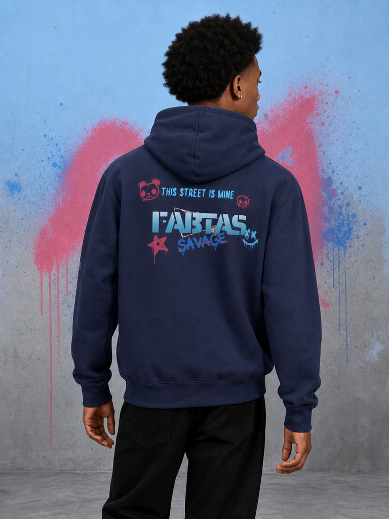 FABTAS This Street is Mine Unisex garment-dyed hoodie