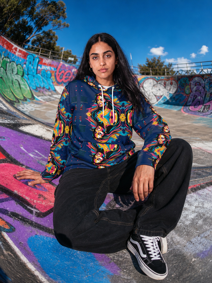 FABTAS Queen Feline Unisex  cotton hoodie