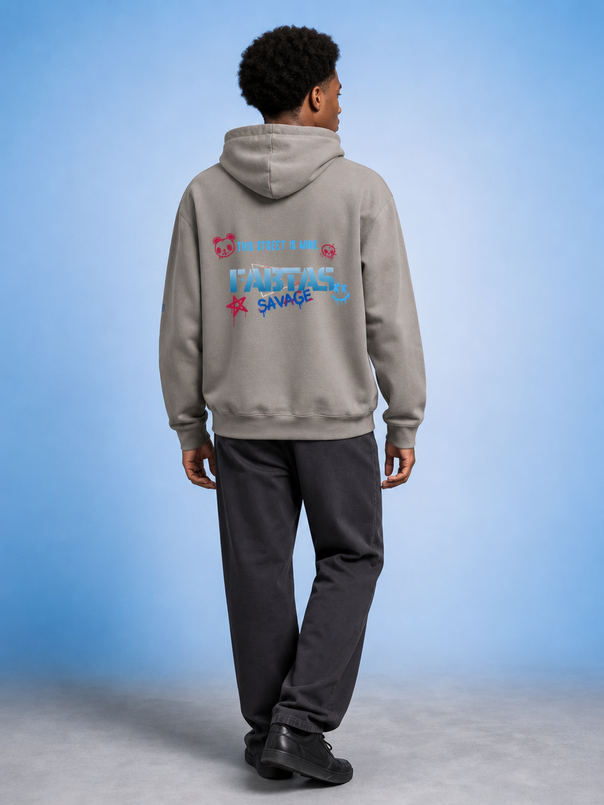 FABTAS This Street is Mine Unisex garment-dyed hoodie