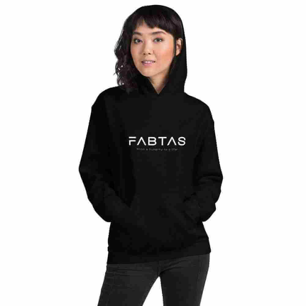 FABTAS Heavy-Blend Women Hoodie Black