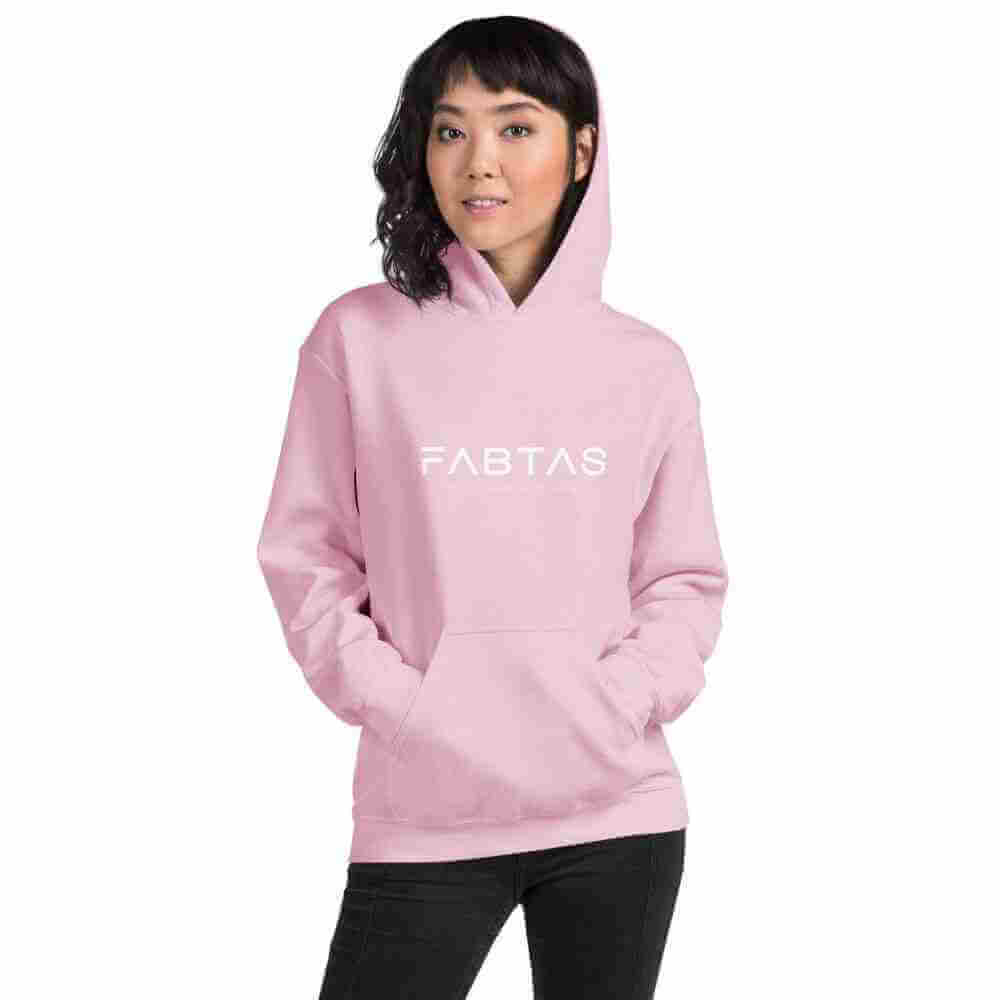 FABTAS Heavy-Blend Women Hoodie Light-Pink