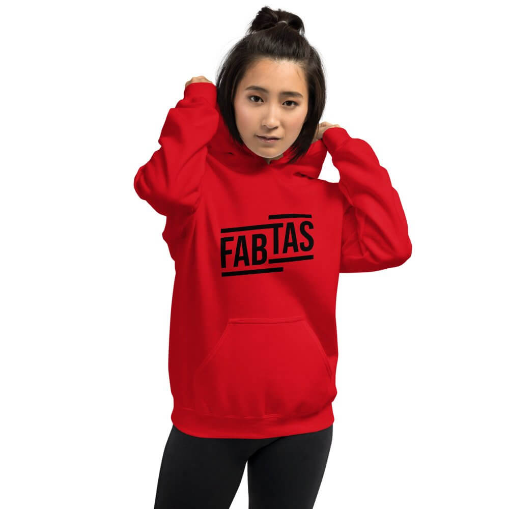 FABTAS Heavy-Blend Women Hoodie Red