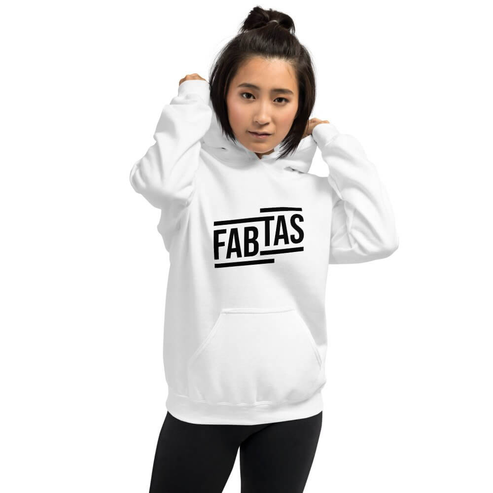 FABTAS Heavy-Blend Women Hoodie White