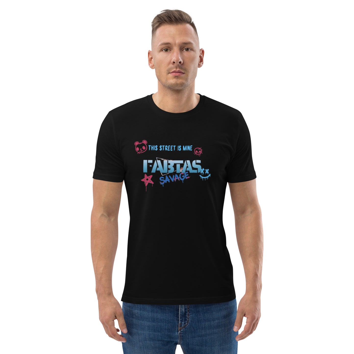 FABTAS CRAZY Savage Unisex organic cotton t-shirt