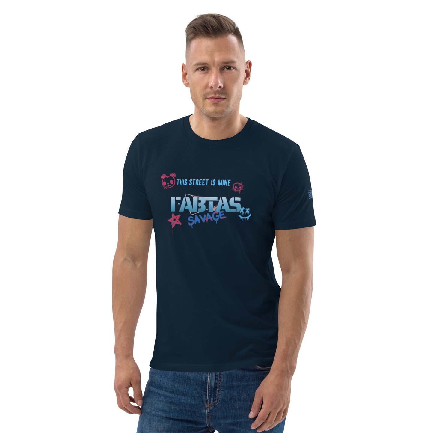 FABTAS CRAZY Savage Unisex organic cotton t-shirt