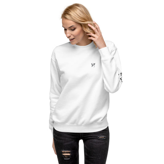 FABTAS Women's Fleece Pullover White