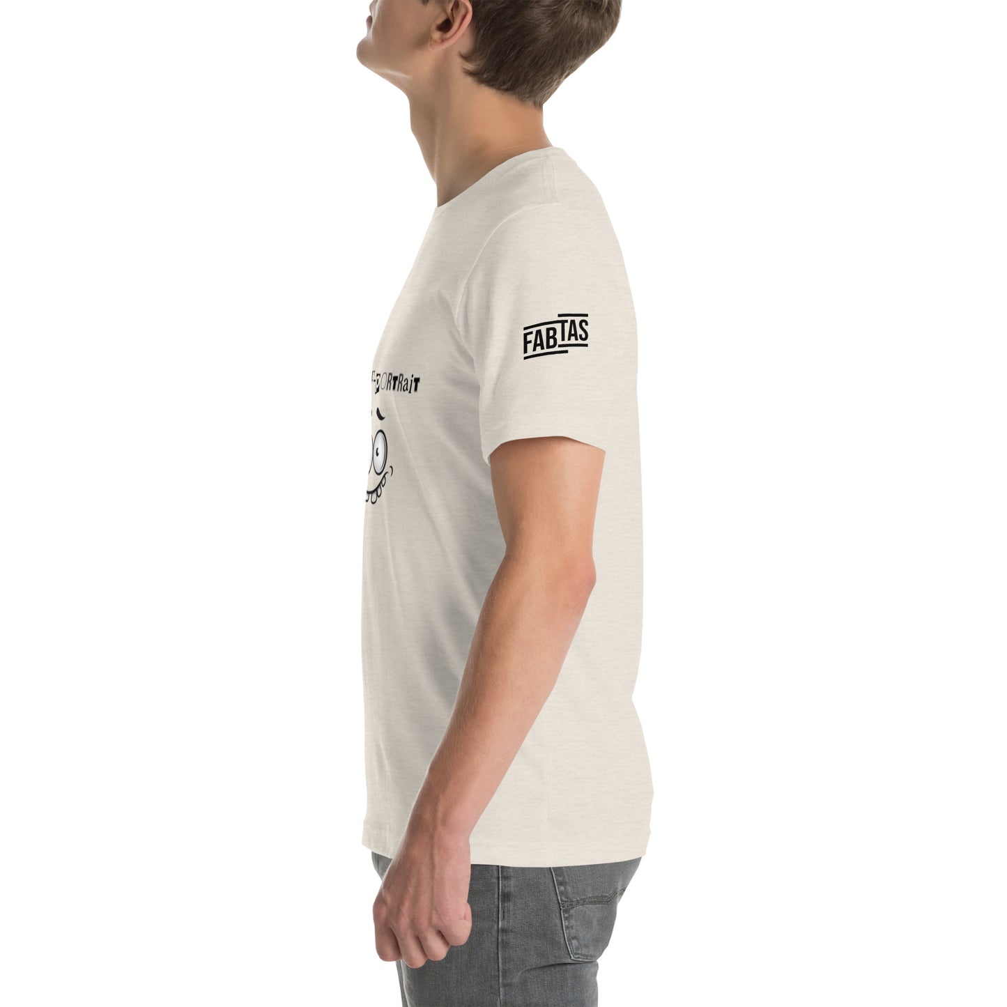 Portrait Men T-Shirt | Polyester Men T-Shirt | FABTAS STORE