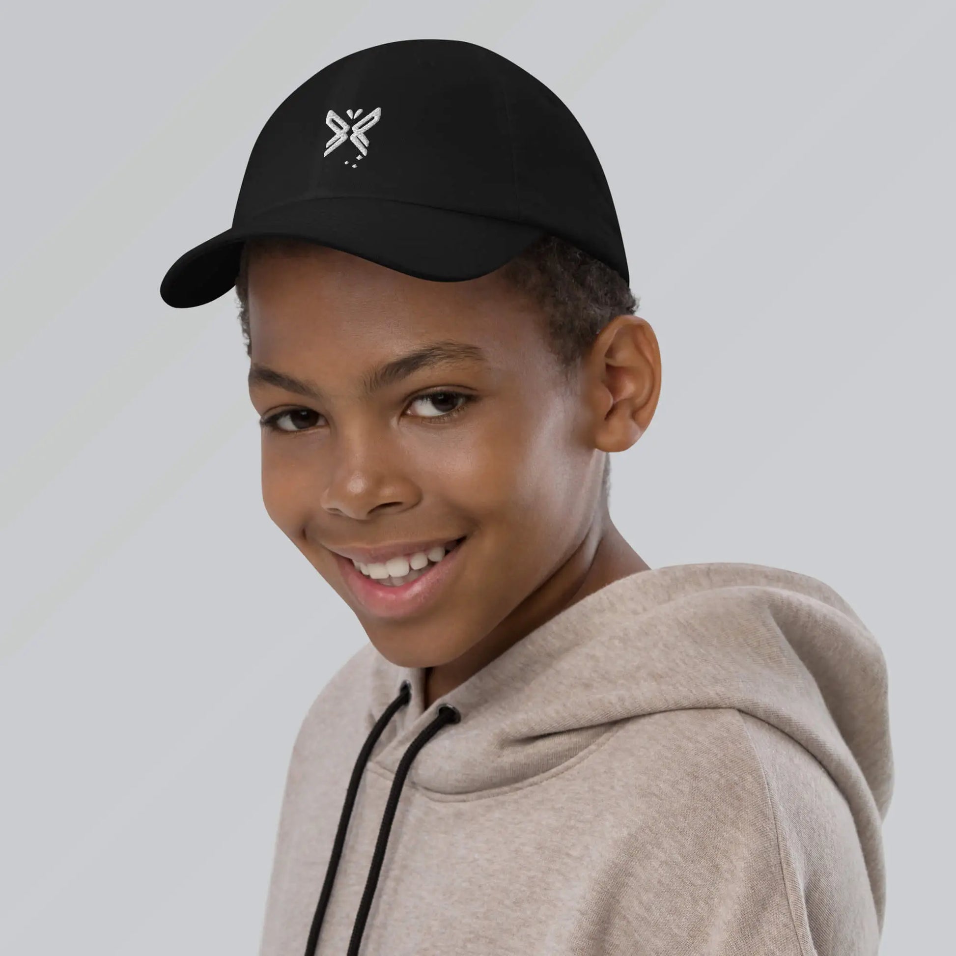 FABTAS Youth Baseball Cap Black