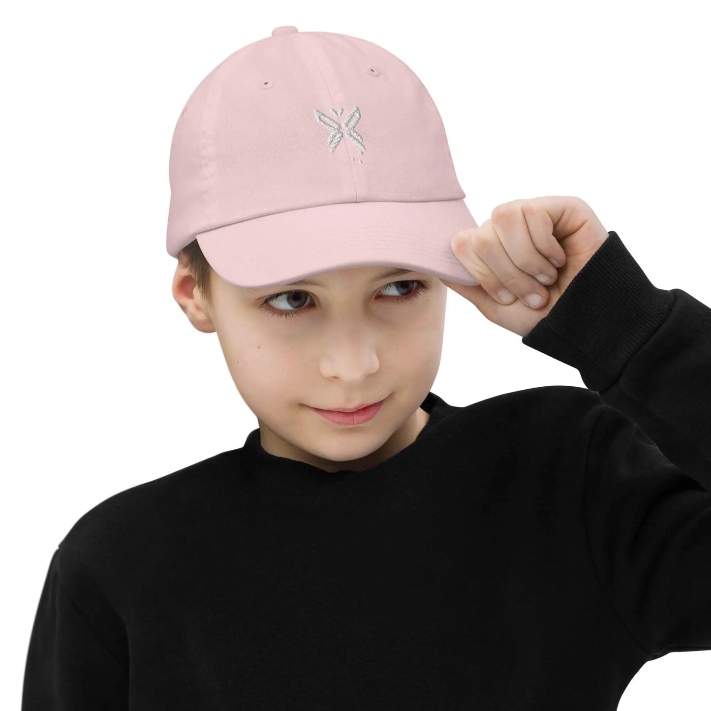 FABTAS Youth Baseball Cap Light Pink