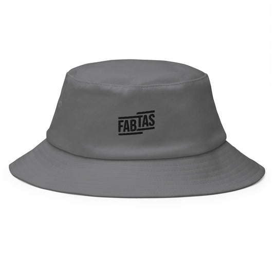 Bucket Black Logo Hat | Printed Black Logo Hat